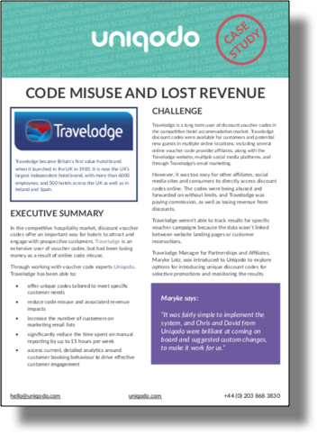 Travelodge Case Study - Thank You